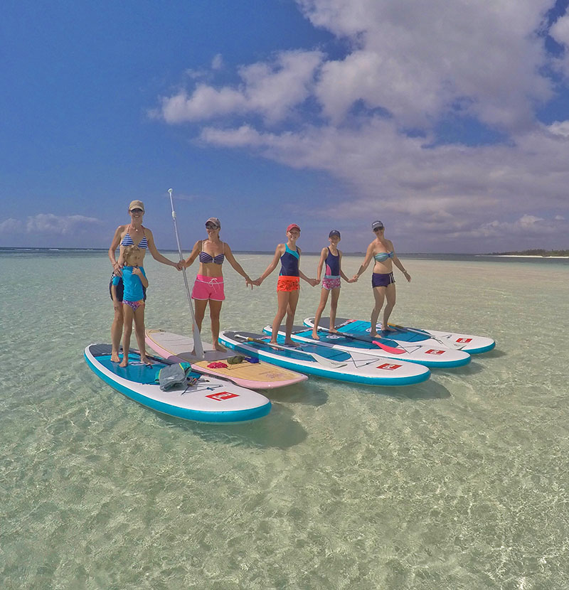 Kayaking and paddleboarding